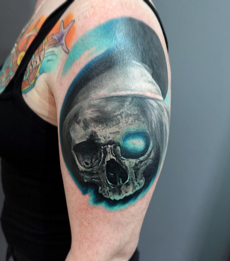 Alan Aldred - Blue Light Skull